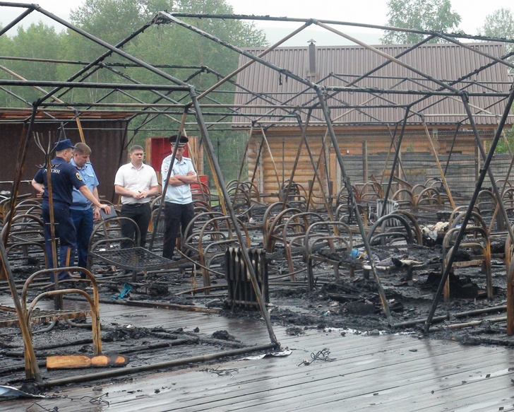 В детском лагере в Хабаровском крае произошел пожар: погибли четыре ребенка