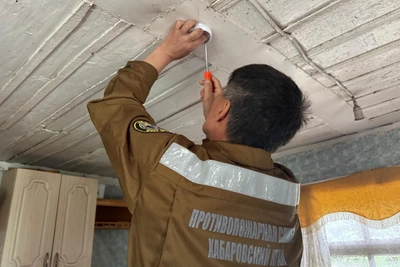 47 тыс. пожарных извещателей установили в Хабаровском крае за 4 года