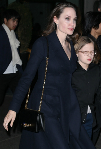 Анджелина Джоли в Нью-Йорке, 25 февраля