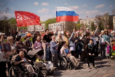 В Пензе прошла акция Эстафета поколений для людей с ОВЗ