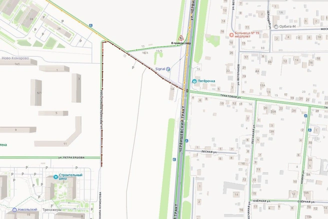 В прошлом году тут регулярно скапливались огромные пробки. Сейчас и вовсе не выехать | Источник: Yandex.ru