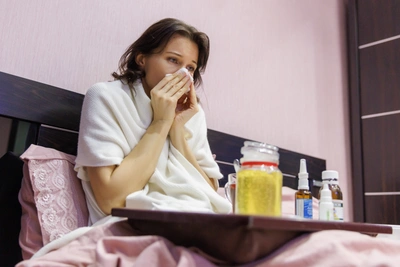 В Удмуртии гриппом заболели в семь раз больше