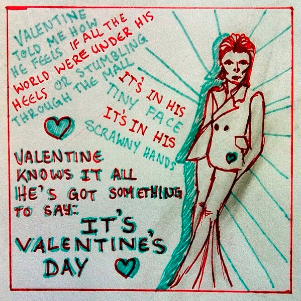 Звездный Instagram: (запрещенная в России экстремистская организация) В предвкушении Дня Святого Валентина