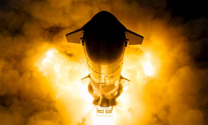 Компания SpaceX протестировала двигатели очередного прототипа космического корабля Starship