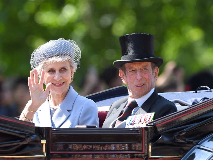 Герцогиня и герцог Кентские на Параде в честь Дня рождения Елизаветы II, Лондон, 17 июня 2017