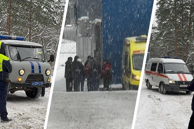 Полиция блокирует территорию после взрыва в Политехе