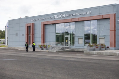 Путину презентовали новый терминал аэропорта Пскова