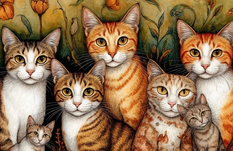 [тест] Выбери кота, а я скажу, какую азиатскую новеллу тебе прочитать