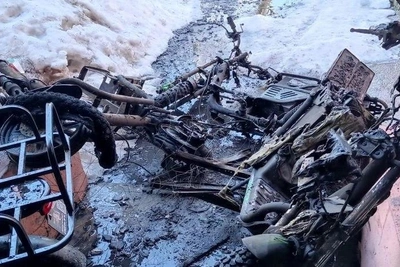 Аккумулятор стал причиной пожара в магазине на Сибирском тракте