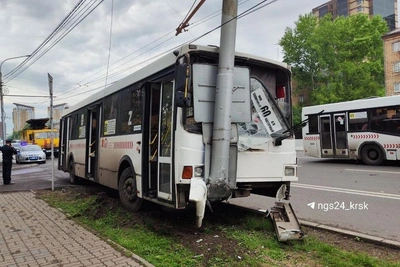 9 пострадавших в ДТП с автобусом в Красноярске