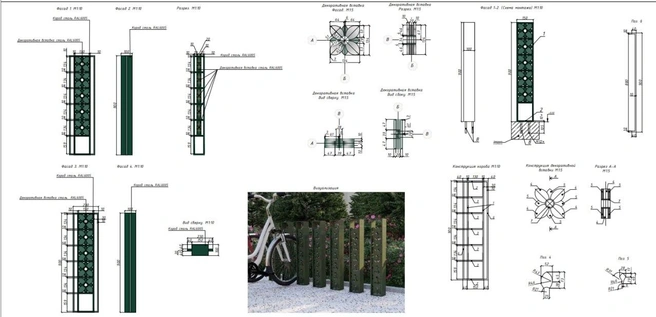 проект велопарковки у Балтийского вокзала | Источник: проектная документация, опубликованная правительством Петербурга