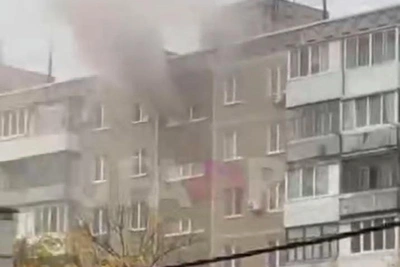 В Уфе горела девятиэтажка на Степана Злобина