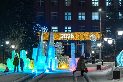 Ледовый городок в Чите начнут убирать 23 февраля