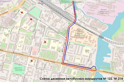Ограничение движения на перекрестке Победы и Советского