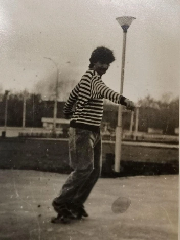 В Новосибирск студент института связи Валентин привёз свой скейтборд | Источник: предоставлено Валентином Зюком