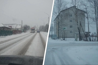 Архангельскую область накрыло снегом после теплой весны