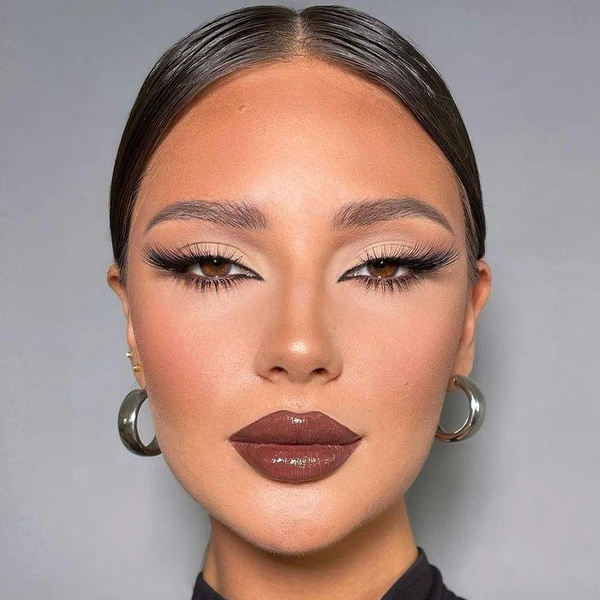 макияж на новый год 2026, новогодний макияж 2026, новогодний макияж, макияж на новый год, легкий макияж на новый год, какой макияж на новый год, новогодняя косметика | Источник: Pinterest