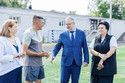 Михаил Щербаков посетил тренировку ветеранов СВО