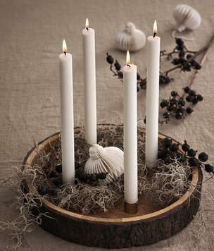 Рождественский подсвечник: украшаем дом свечами к Новому году