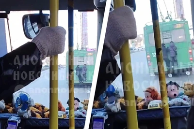 В Новосибирске дети-зацеперы устроили опасную поездку