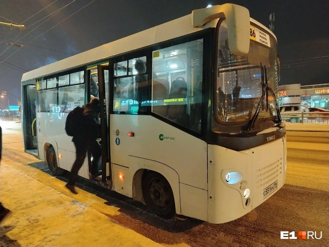 Маленькие и тесные автобусы давно вызывают недовольство горожан. Перевозчики будут поэтапно закупать более вместительные машины | Источник: Роман Марьяненко / E1.RU