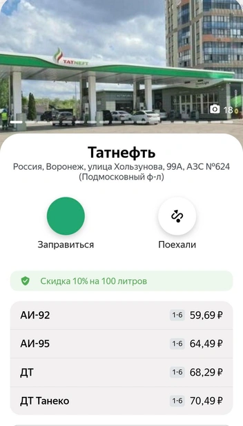 Источник: «Яндекс.Заправки»