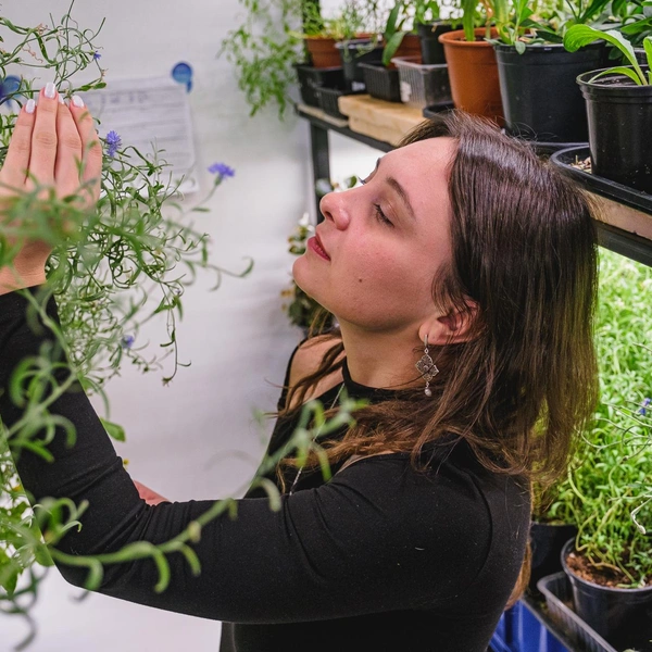 Анна в своих васильках | Источник: Тимофей Калмаков / 59.RU