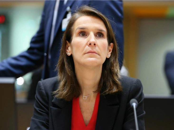 Софи Вильмес на совете по экономическим и финансовым вопросам, 17 ноября 2017 год