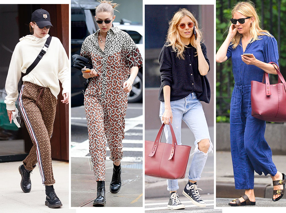 Джиджи Хадид и Сиенна Миллер | marieclaire.ru