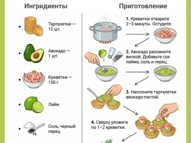 Тарталетки эффектно украсят новогодний стол | Источник:  Юрий Орлов / Городские медиа