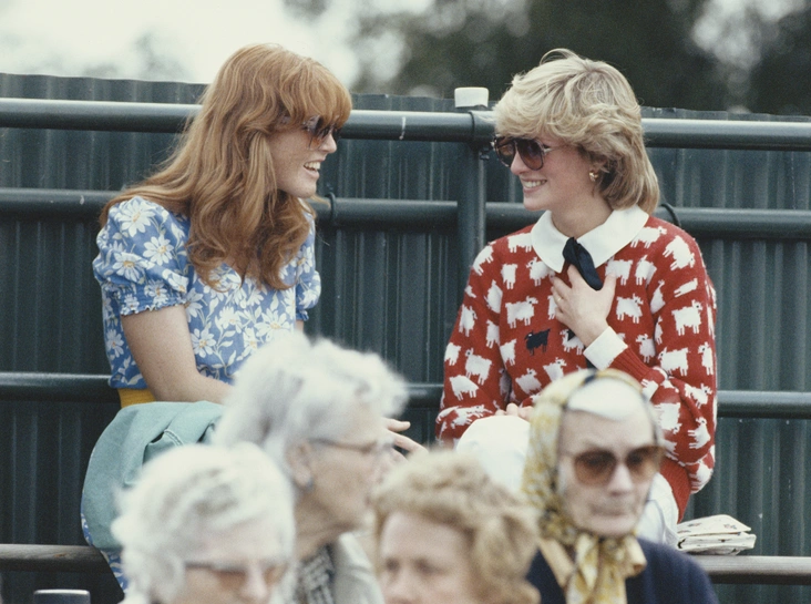Сара Фергюсон и принцесса Диана
