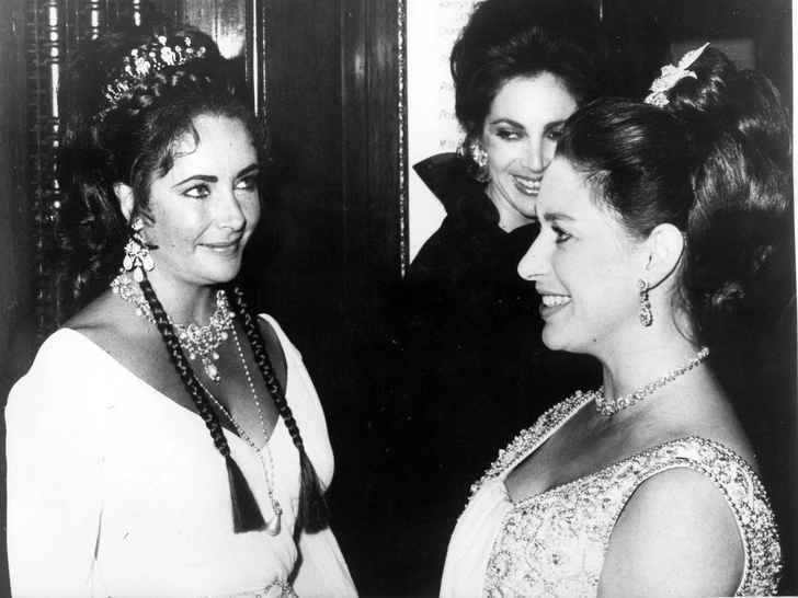 Элизабет Тейлор и принцесса Маргарет, Лондон, октябрь 1969