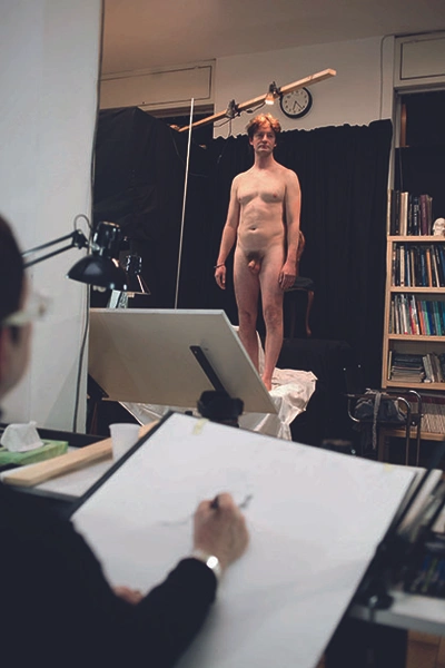 Натурщик Марко в боттеге Арчимбольдо | Источник: Ferruccio de Iulis