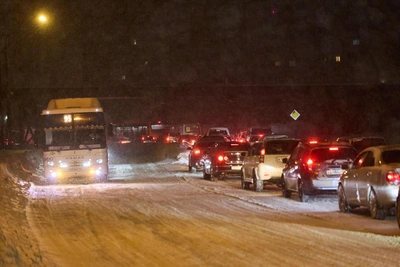 10-Point Traffic Jams Paralyze Novosibirsk After Major Crash