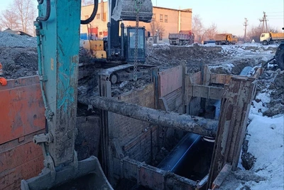 В Кургане до марта заменят участок коллектора на Омской