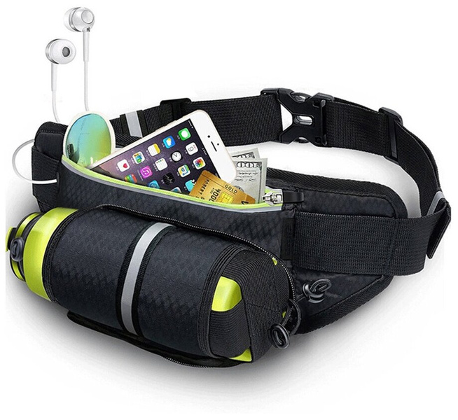 Спортивная сумка-пояс со скрытым карманом для бутылки, поясная сумка для бега и ходьбы, Atlanterra AT-RB-03