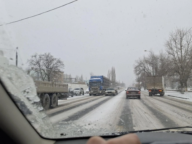 Срок, на который продлятся ограничения для грузового транспорта, пока не определен. | Источник: читатели V1.RU