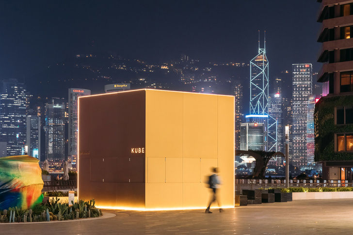 Павильон-куб от OMA перед торговым центром в Гонконге (фото 13)