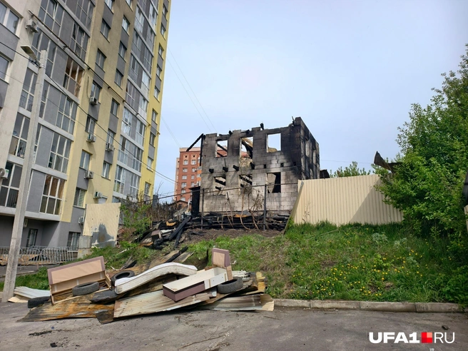 Дом выгорел целиком | Источник: Булат Салихов / UFA1.RU