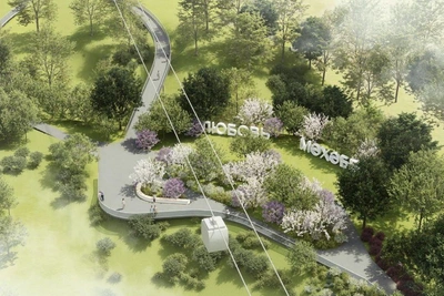 Рендеры нового спуска от парка Горького к набережной