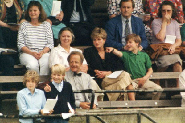 Джесси Уэбб сопровождала принцессу Диану с сыновьями на спортивных мероприятиях