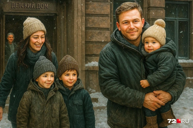 Ивановы планировали взять из детдома одного ребенка, но приняли в семью сразу троих | Источник: Дмитрий Гладышев / Городские медиа