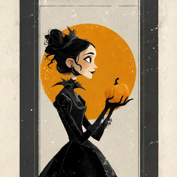 хэллоуин, хэллоуин 2025, тыква на хэллоуин, образ на хэллоуин, хэллоуин в россии, открытки на хэллоуин, картинки на хэллоуин, открытки, хэллоуин 2025 открытки  | Источник: Midjourney