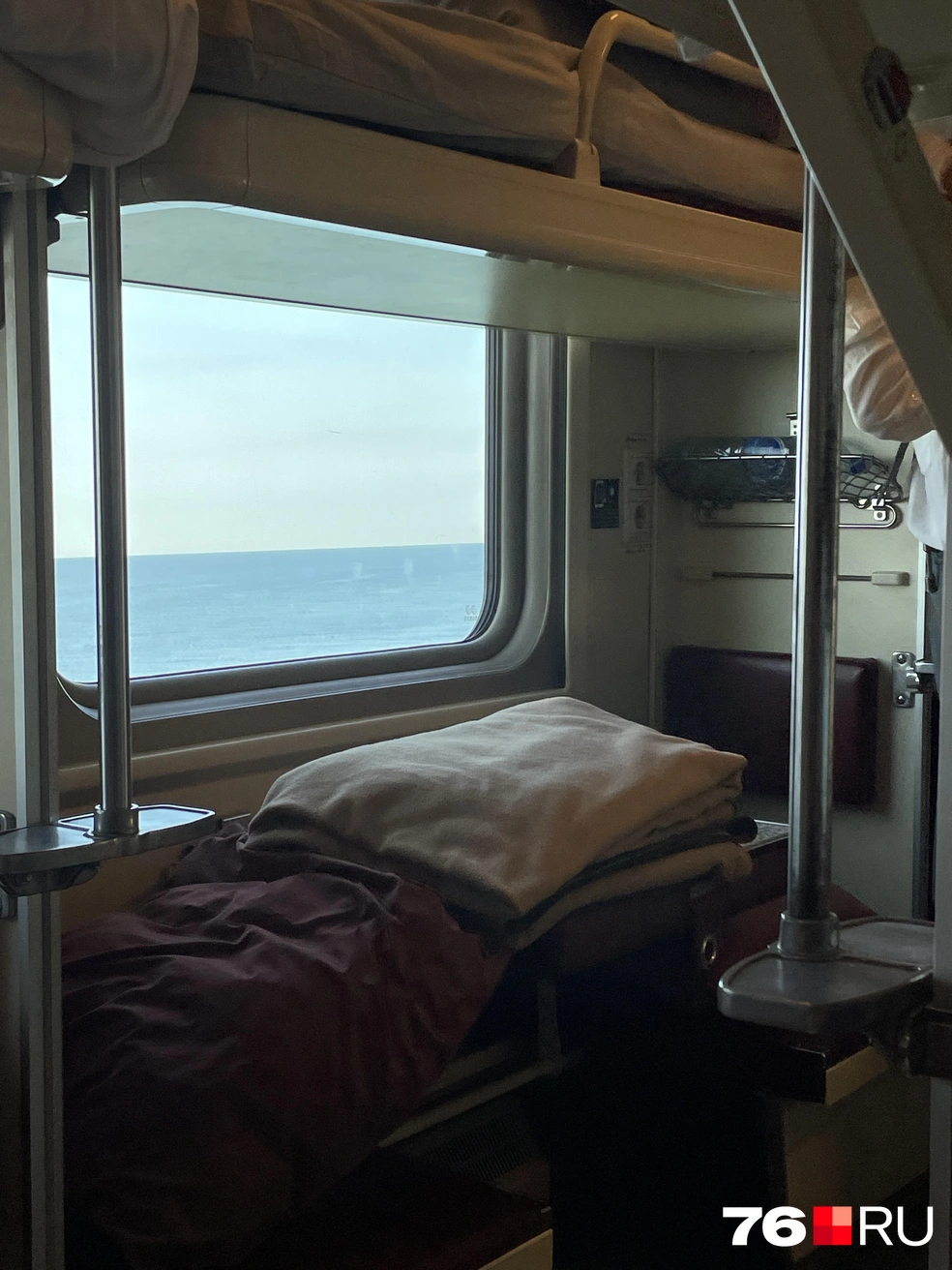 Утром в окне мы увидели море | Источник: Кирилл Поверинов / 76.RU
