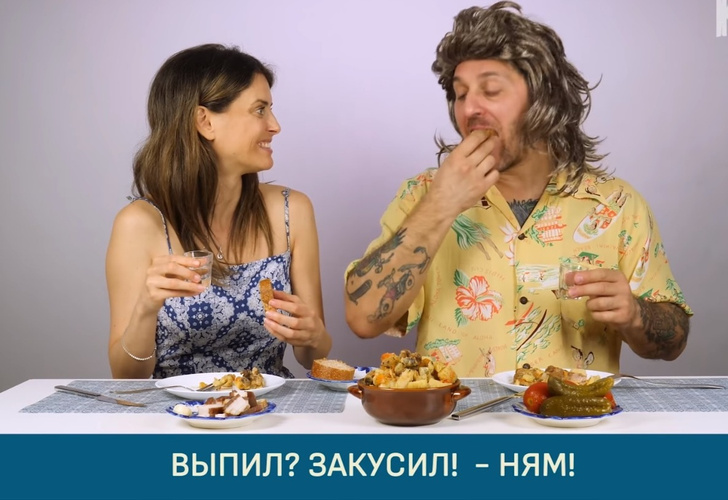 Итальянцы пробуют русскую деревенскую еду и делятся впечатлениями (видео)