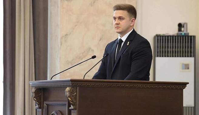Врио министра ТЭК и ЖКХ Вячеслав Шапошник | Источник: пресс-служба Законодательного собрания Краснодарского края