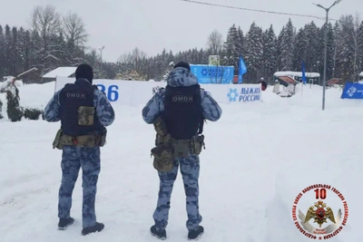 Росгвардия охраняла «Лыжню России» в Великих Луках