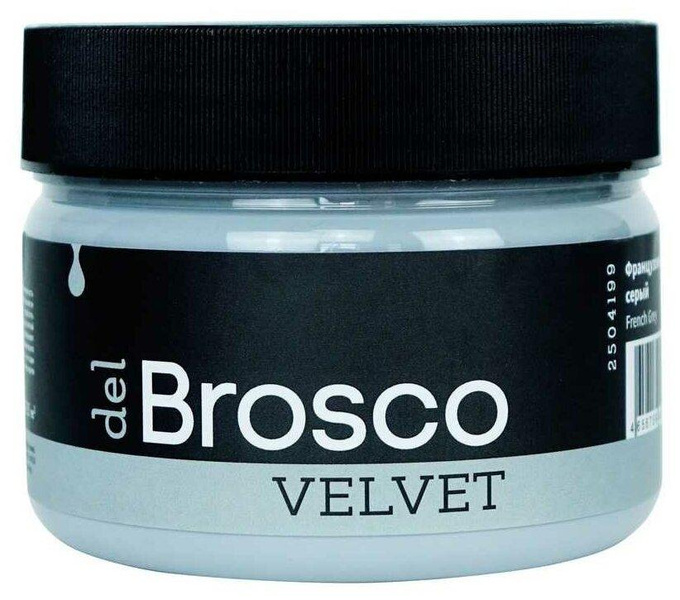 Краска акриловая del Brosco Velvet 