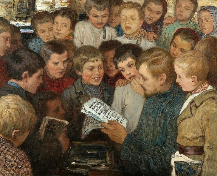 Николай Богданов-Бельский. «Сельская школа», 1890-е | parents.ru