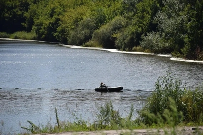 В Кургане начали очистку Битевки от ряски